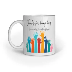 Little Umbrella Thank you coffee mug