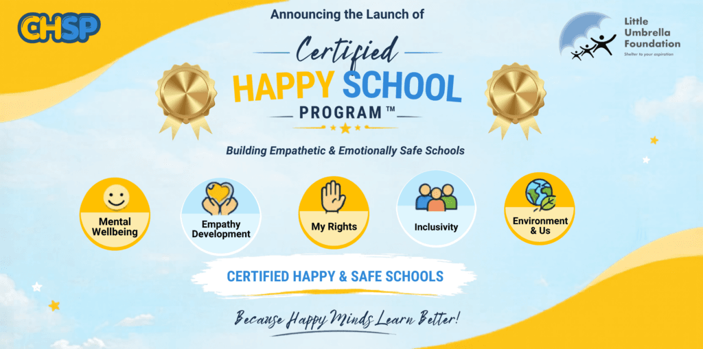 certified happy school program banner home page