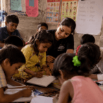 education for underprivileged children in Delhi community classroom