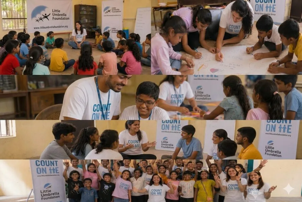 Little Umbrella Foundation empowering children through education, mental wellbeing programs, youth leadership and community development initiatives