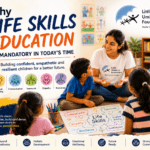 Children participating in a life skills education workshop conducted by Little Umbrella Foundation to build confidence, communication, and emotional resilience.